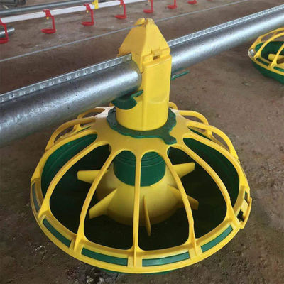 হপার গ্যালভানাইজড পাইপ সহ 1.5KW HX পোল্ট্রি ফার্মের সরঞ্জাম